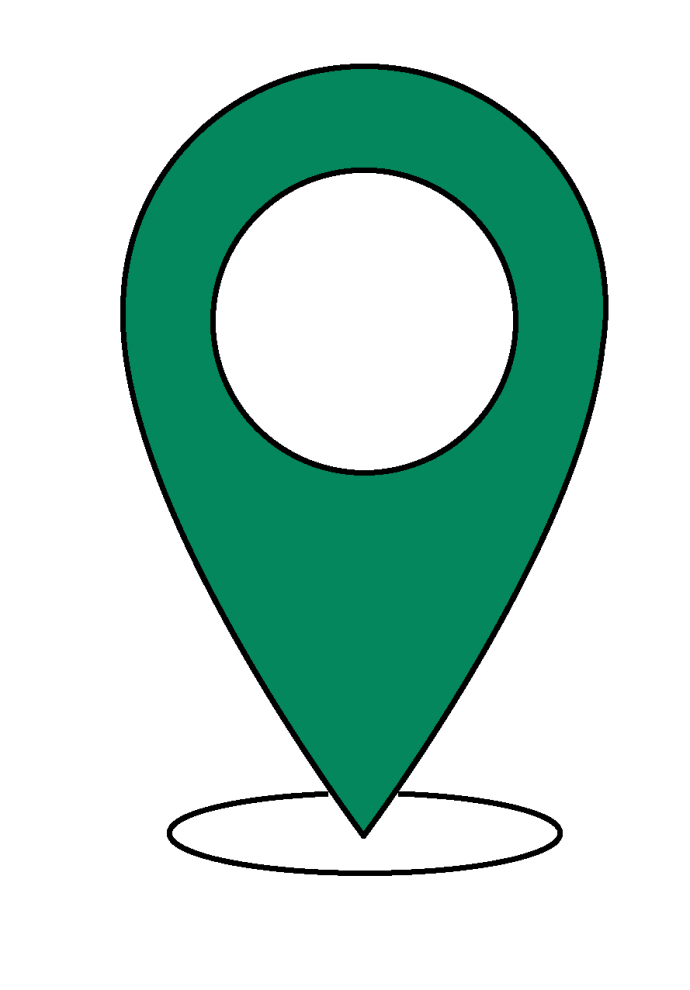 Green location pin 